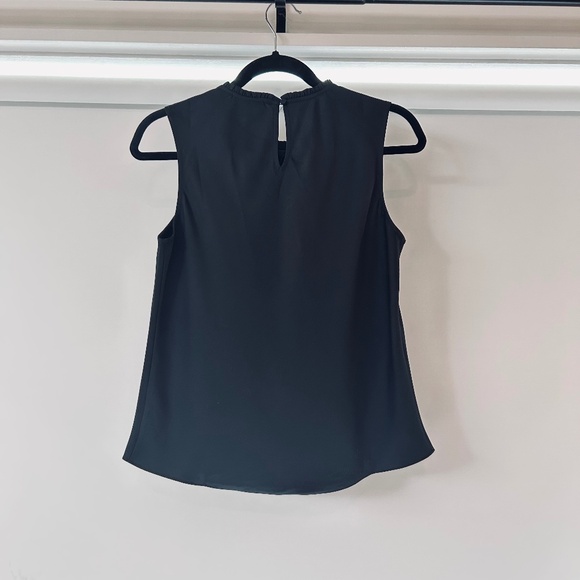 J.Crew Ruffle-neck Shell in Satin-crepe - Picture 4 of 5